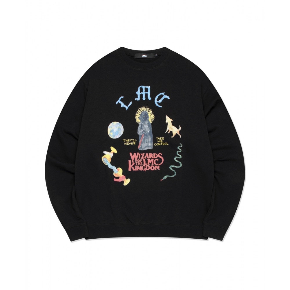 LMC クレヨン ウィザード スウェットシャツ ブラック