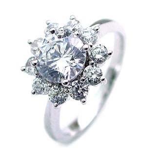 (Brand アニーベル) Pt ダイヤモンドデザインリング（婚約指輪エンゲージリング）楽ギフ_包装02P26Mar16