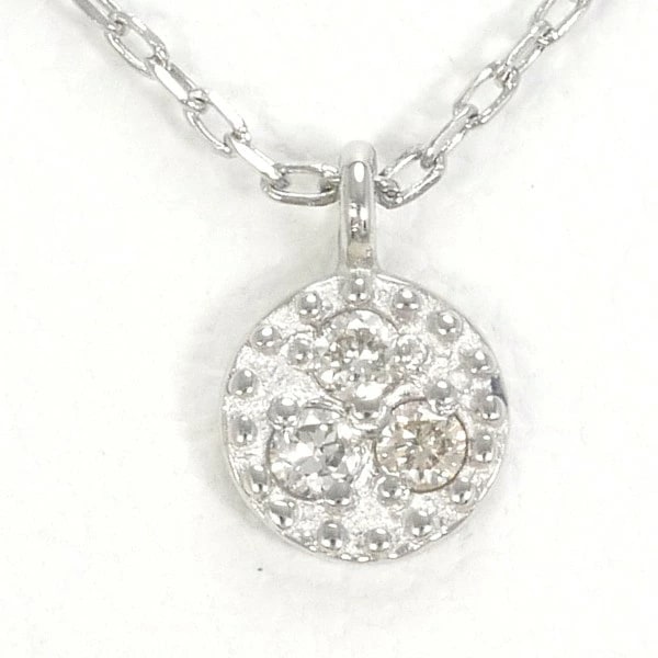 PT900 プラチナ PT850 ネックレス ダイヤ 約40cm ジュエリー 中古 9,984円