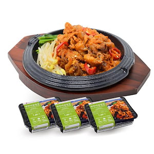 チュクミサムギョプサル 300g x 3個 イイダコ + サムギョプサル (人気商品) 韓国料理 韓国食品 お取り寄せグルメ 冷凍食品 韓国グルメ ミールキット