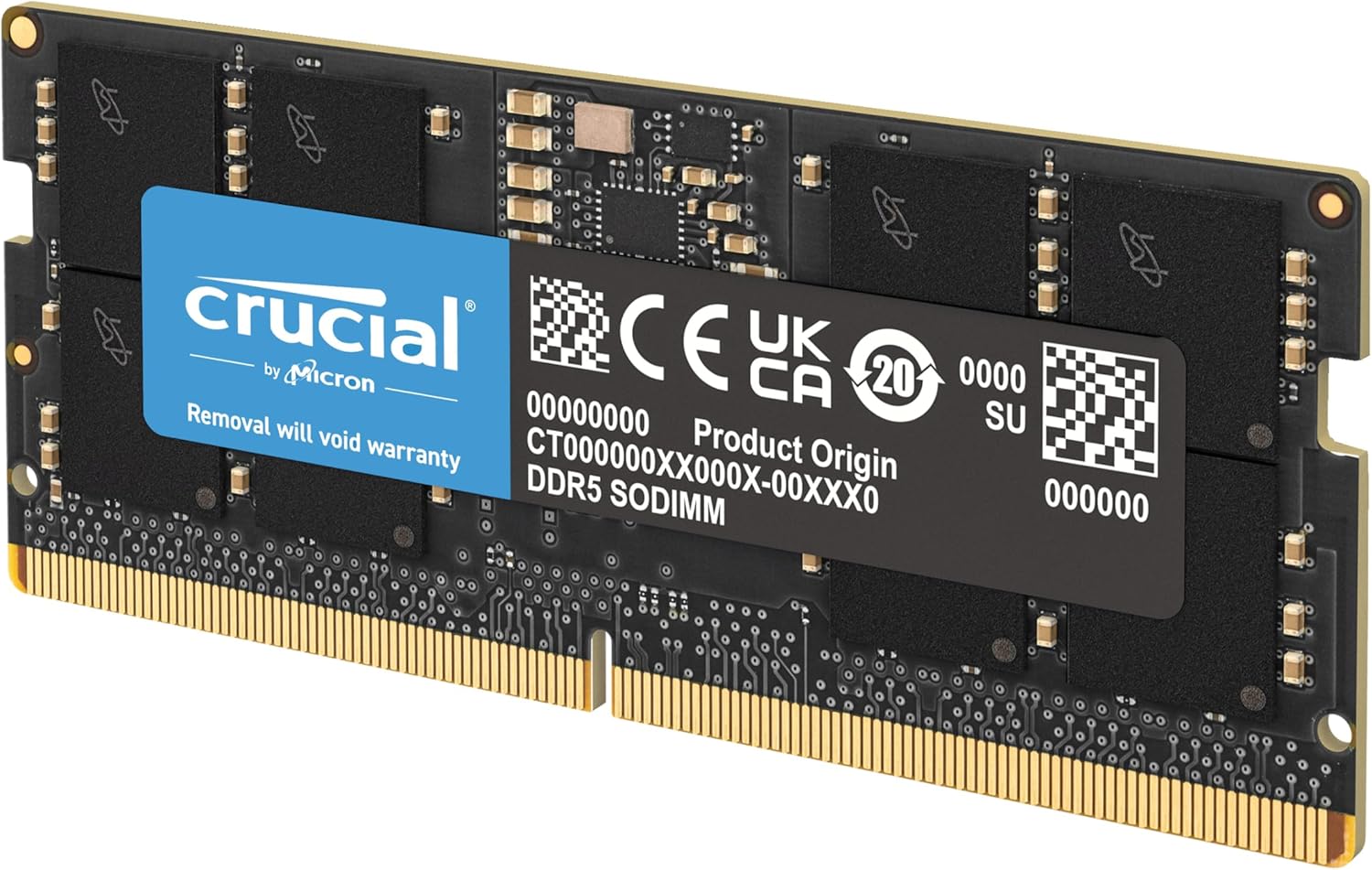 Crucial ノートPC用増設メモリ 32GB(32GBx1枚) DDR5 4800MT/s(PC5-38400) CL40 SODIMM 262pin 【国内正規代理店品】