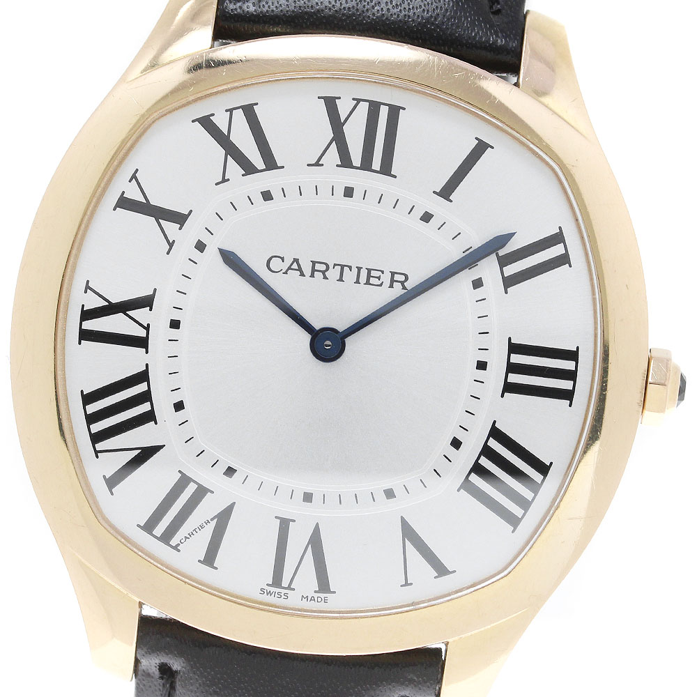 カルティエ CARTIER WGNM0006 ドライブ ドゥ カルティエ エクストラフラット K18PG 手巻き メンズ _816615【中古】