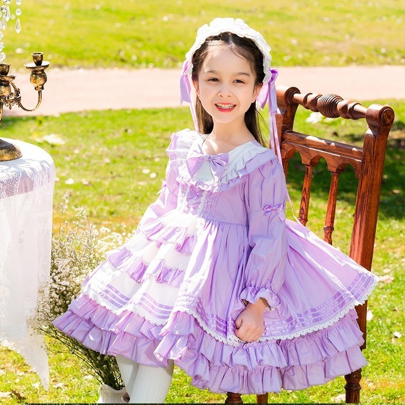 春の女の子のロリータスカート子供用チュチュスカートプリンセススカート