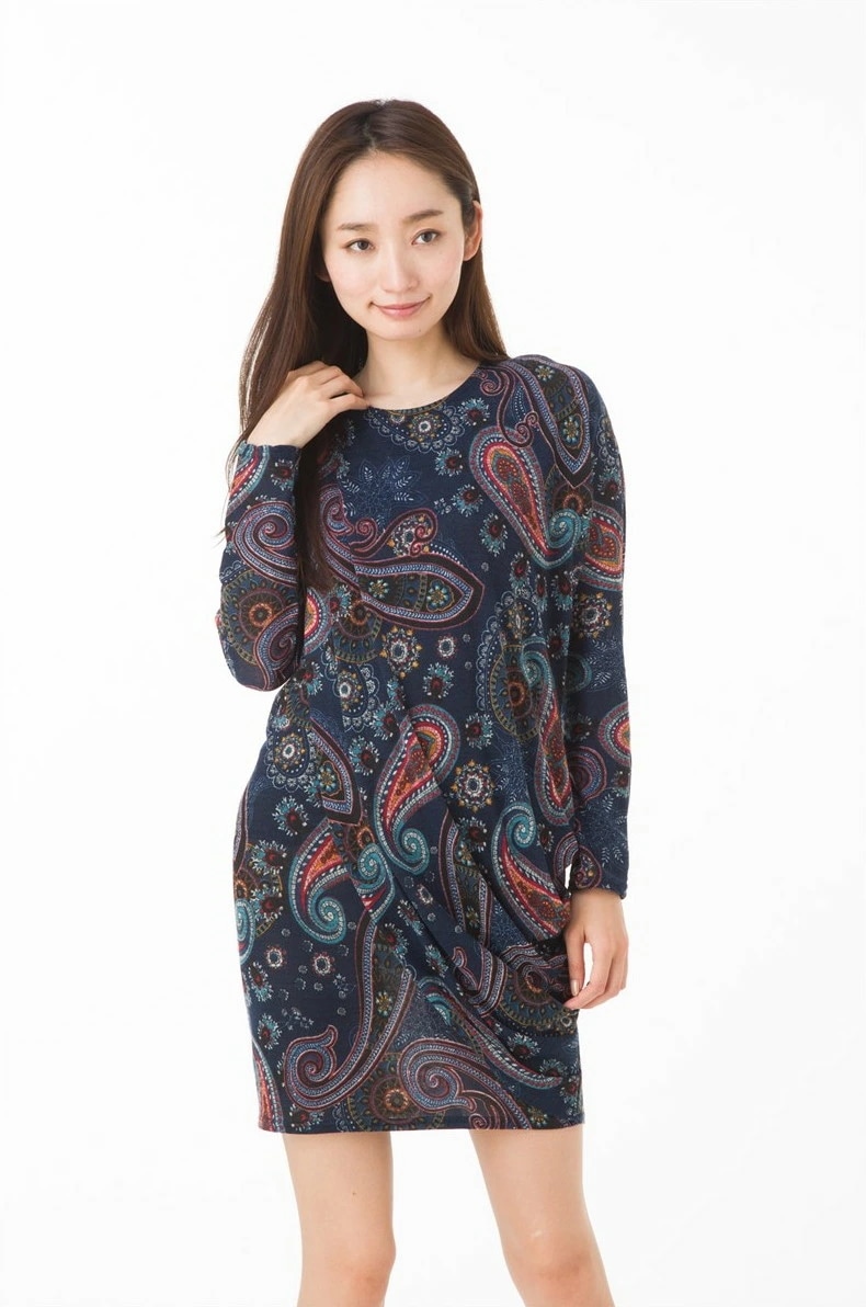 【ＳＡＬＥ】エジェリ(EGERIE)ワンピース T1 T2 T3サイズ 大人ワンピース レディース 長袖 上品 大きいサイズ