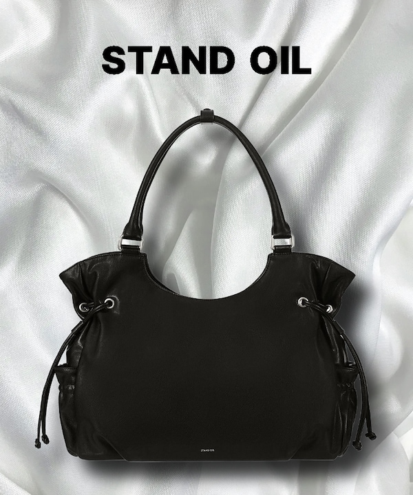 【極美品】STAND OIL Breezy Bag (ブラック) Qoo10 STAND OIL BREEZY BAG ストリング ミディ