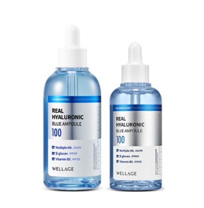 175 ml 大容量 リアルヒアルロニックブルー100アンプル 100ml + 75ml