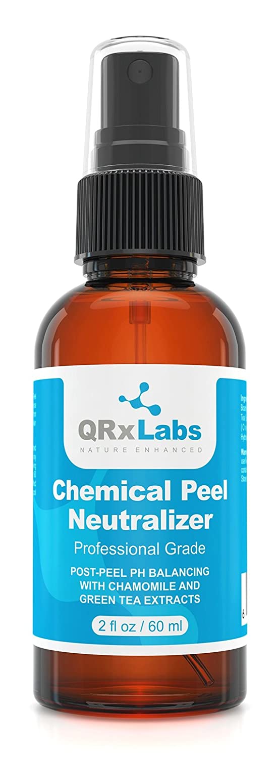 QRxLabsケミカルピール中和剤-カモミールと緑茶抽出物を配合したピール後PHバランス60ml
