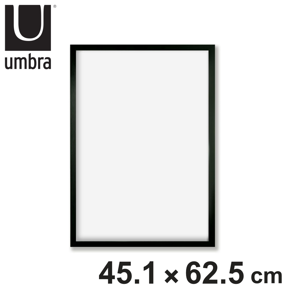 ポスターフレーム A2 45.1x62.5cm ブラック ポスター フレーム 額 シンプル おしゃれ 縦置き 横置き デザイン 雑貨 飾る 壁掛け 黒 インテリア 玄関 作品 額縁 アート