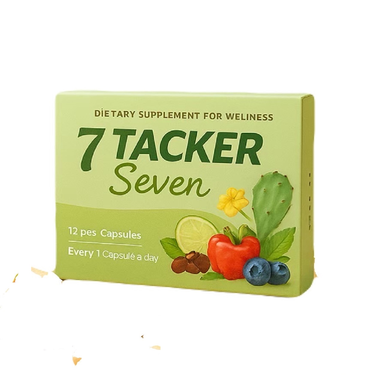 [2個セット]TACKER Seven（タッカーセブン） 食欲抑制 × カロリーカット × セルライト対策 10カプセル×2個