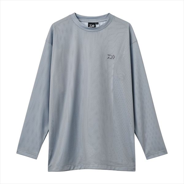 ダイワ ウェア DE-8626 ドライメッシュロングスリーブシャツ グレー XL