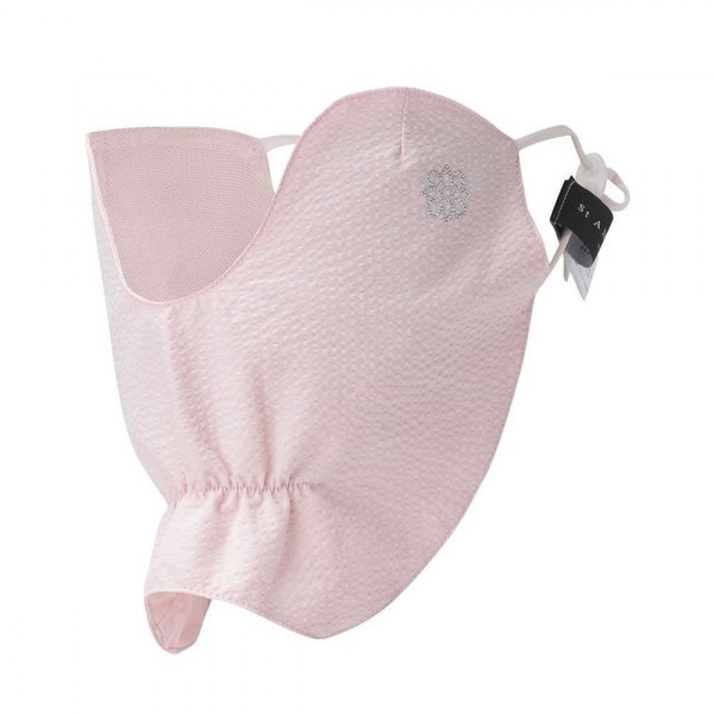 [セントアンドリュース] 女性用スターシンボルメッシュ裏地シーサッカーマスク