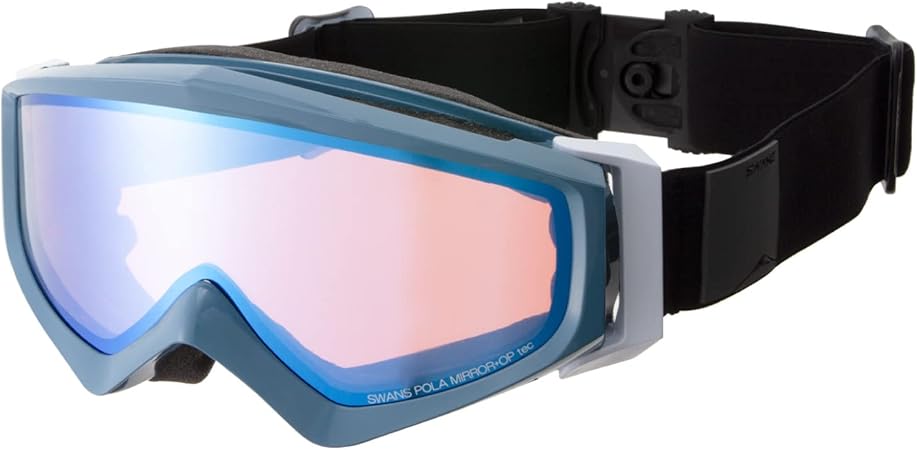 日本製 スノーゴーグル GUEST-MPDH ゲスト 偏光 ミラー くもり止め スキー スノーボード 大人用