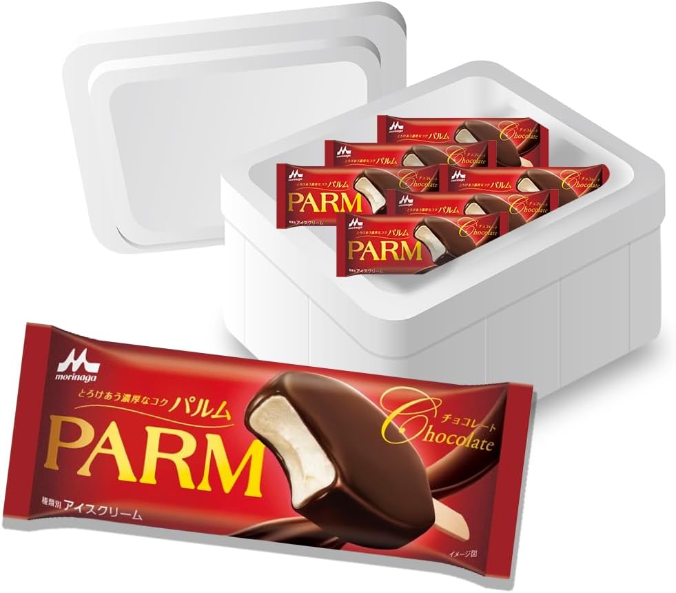 [冷凍] 森永乳業 PARM パルム チョコレート ドライアイスを入れてお届けします アイス バーアイス 【Amazon.co.jp限定】