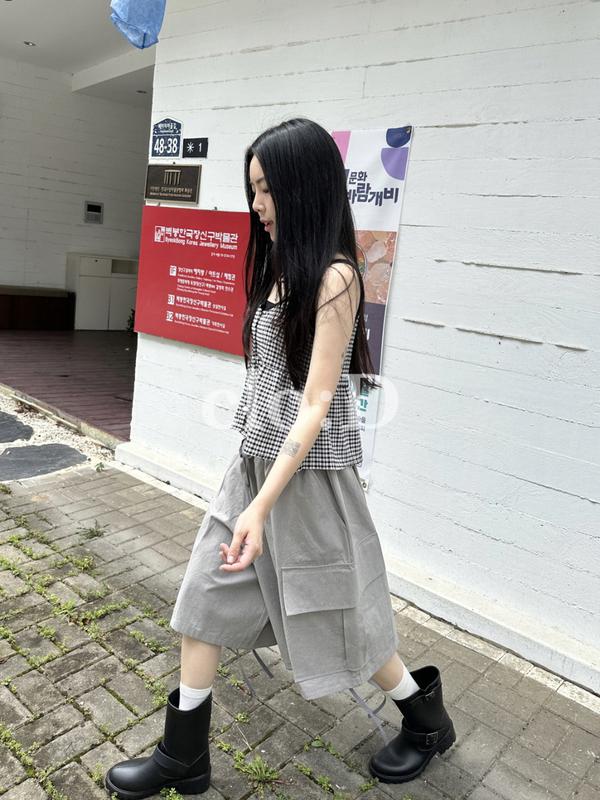 25SS-マイルPT (男女共用カーゴバミューダバンディングハーフパンツ)