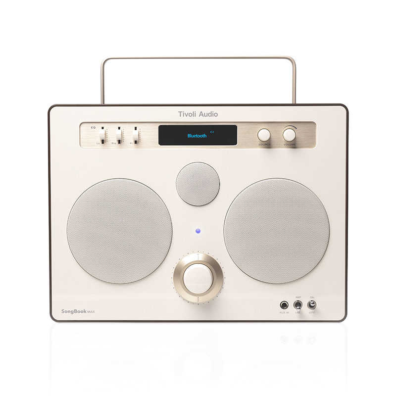 SongBook MAX プレミアム Bluetoothサウンド/ ワイドFM/ DAB＋/ 楽器用アンプ ［Bluetooth対応］ Cream/Brown　SBM-0643-JP