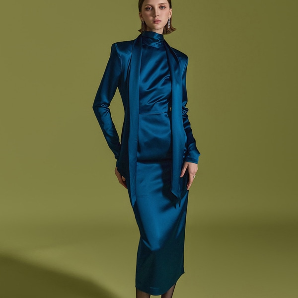 D9518 スカーフ ワンピース 23,705円