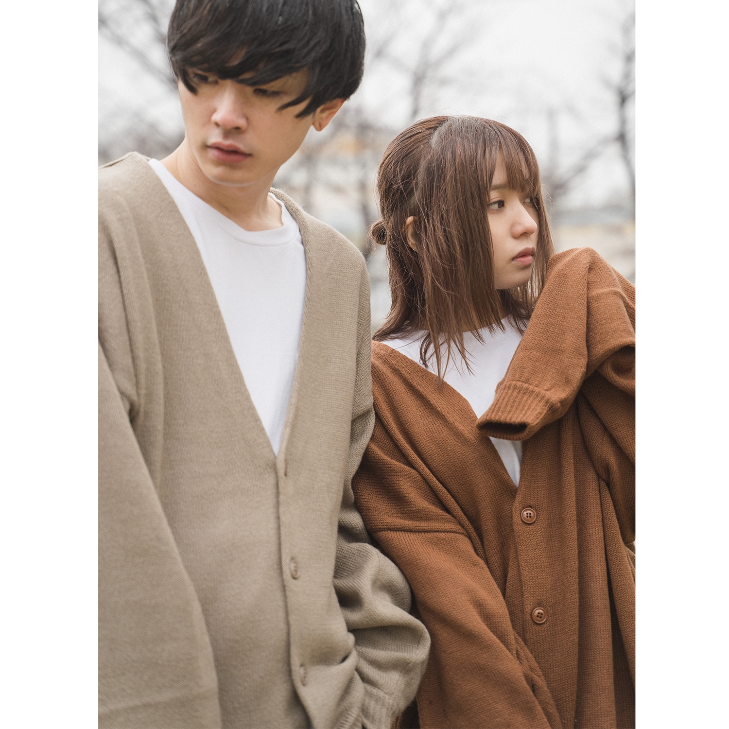 ユニセックス 男女兼用 モヘアライク オーバーサイズ ニット カーディガン　ボレロ 4,905円