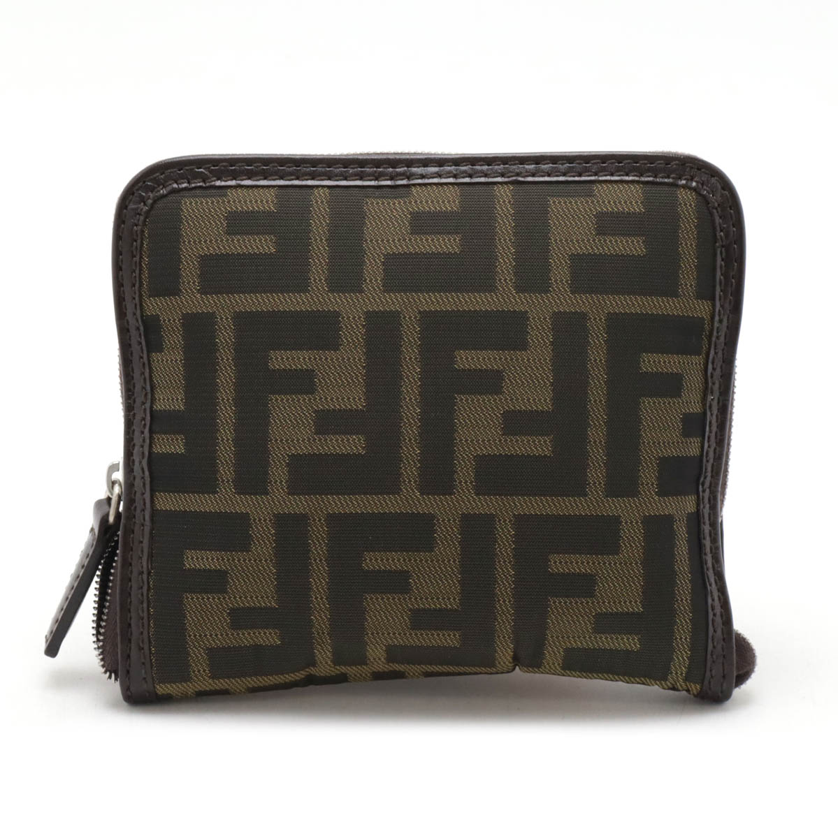 ズッカ柄 トートバッグ エコバッグ 折り畳み ナイロンキャンバス レザー カーキ ダークブラウン