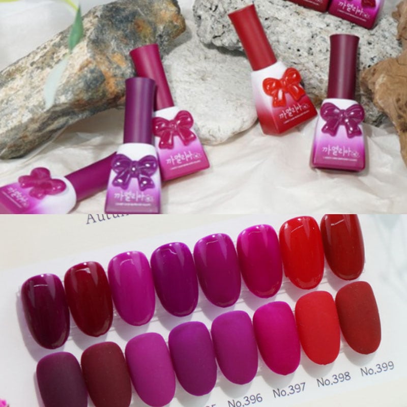 [CANDY GEL ] ツバキの花 Burgundy color 【8色 SET】