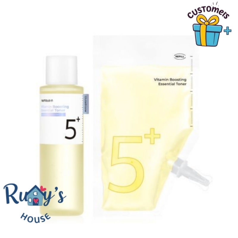 5番 グルタチオンシー ビタ水液エッセンシャルトナー 200ml 本品+200ml 詰め替え넘버즈인 5번 글루타치온씨 비타수액 에센셜 토너 200ml본품+200ml 리필