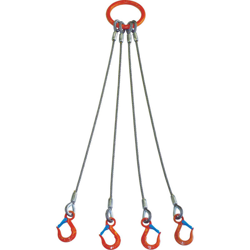 大洋製器工業　4本吊 ワイヤスリング 1.6t用×2m　4WRS 1.6T×2