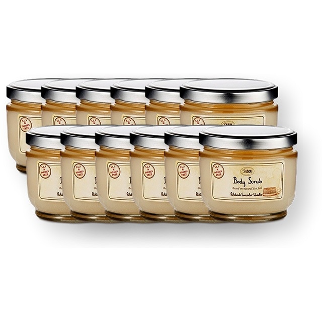 サボン ボディスクラブ 600g x 12 パチュリラベンダーバニラ