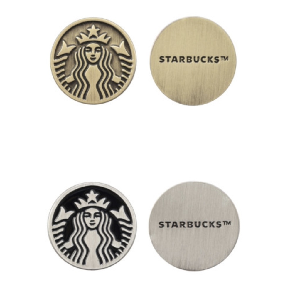 スターバ KOREA バディゴールドブラックボールマーカー2Pクリップ1Pパッケージギフト用ゴルフ用品