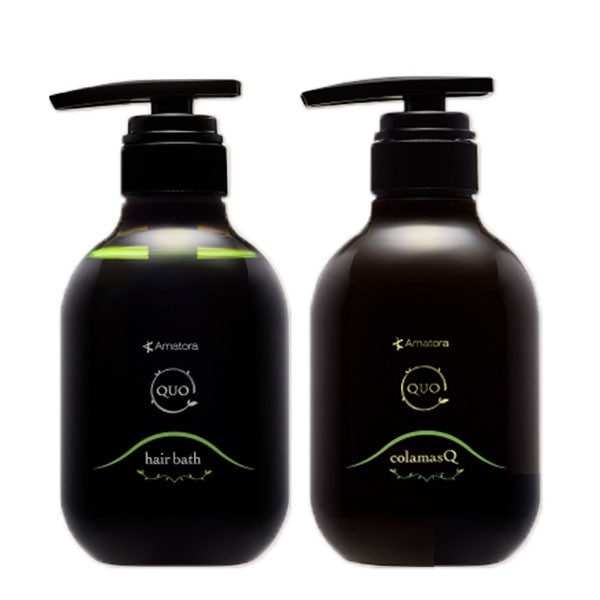 クゥオ ヘアバス(シャンプー)H 375mL + コラマスク C 375g セット