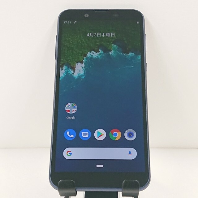 Android One S5 S5-SH Y!mobile ダークブルー 送料無料 本体 c11124