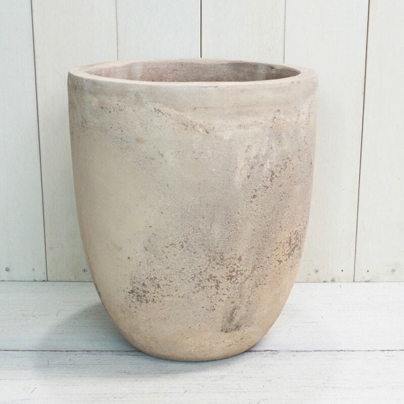 プランター おしゃれ サボテン ルーガアンティコアルトエッグS 31cm 10号 穴あり テラコッタ 観葉植物向け