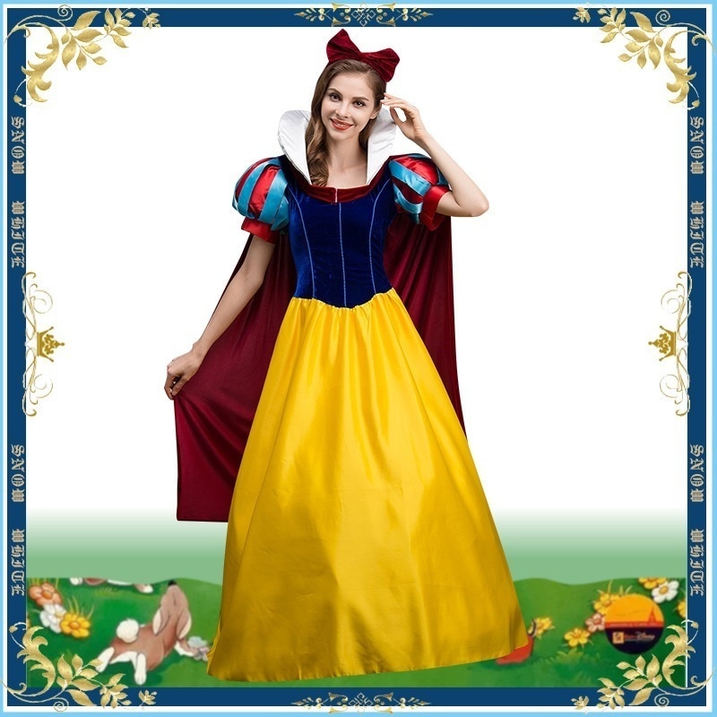 ハロウィーンcos衣装白雪姫ワンピースシンドラーコスプレ衣装