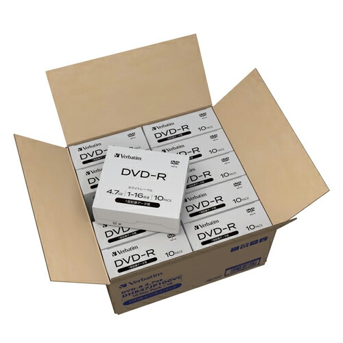 データ用DVD-R 4.7GB 1-16倍速 プラケース 100枚 DHR47JP100VC
