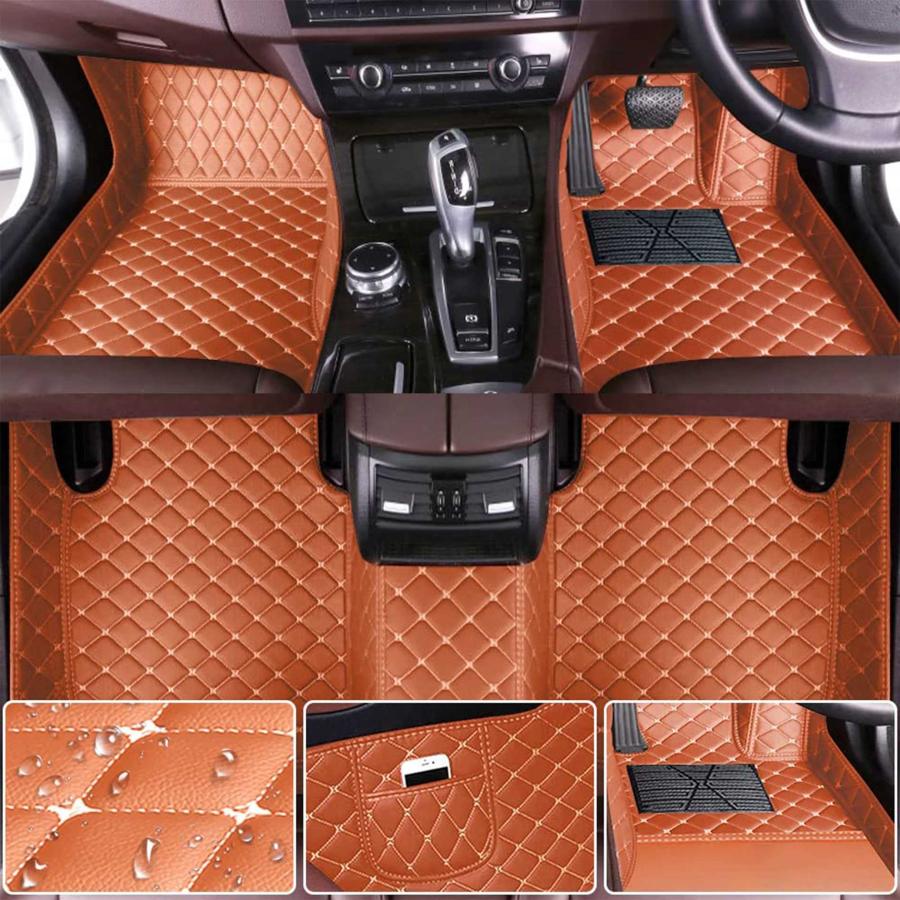 三菱 エクリプスクロス GK系 専用 フロアマット 車種専用設計 3Dフロアマット PUレザー素材 防水仕様 耐汚れ 耐摩擦 カー用品 保護パーツ 取り付け簡 右ハンドル