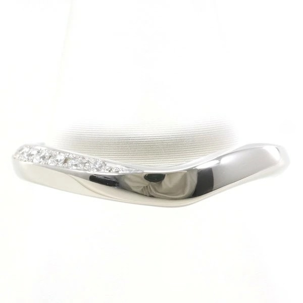 俄 PT950 リング 指輪 6.5号 ダイヤ 総重量約4.2g ジュエリー 中古