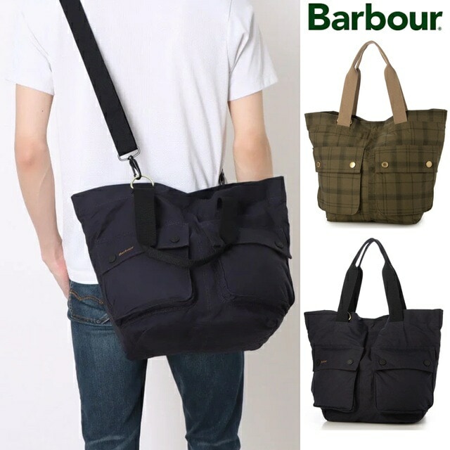 バブアー BARBOUR トートバッグ Transport Carry All Tote Bag バッグ タータン クラシックタータン UBA0744GN71 旅行　大容量 A4