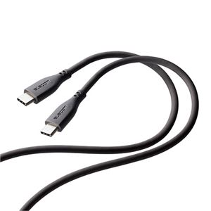 (5個セット) エレコム なめらかUSB Type-Cケーブル(非認証品C-C) 2m グレー MPA-CCSS20GYX5