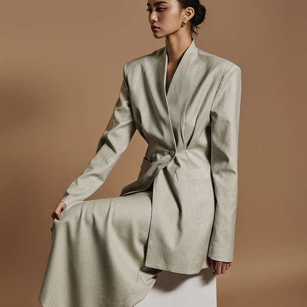 J2507 ピンタック ジャケット