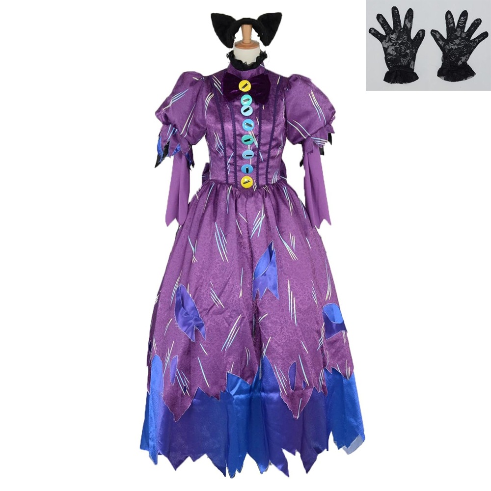 東京ディズニーランド（TDL） スプーキーBoo パレード2018 女性ダンサー 猫 手袋付き レプリカ衣装 ハロウィン クリスマス 即納 部分在庫あり