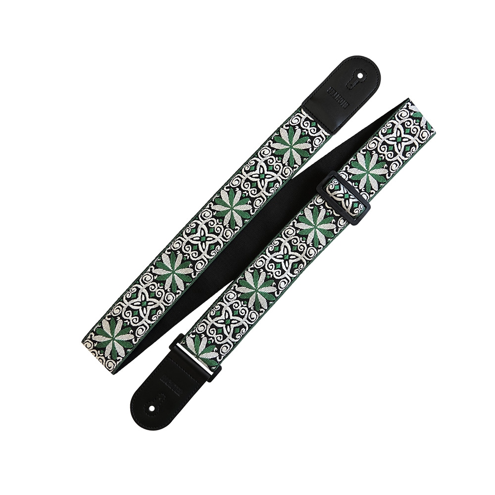 Richterシリーズ Retroシリーズ ナイロンギターストラップ 1767 グリーン レトロジャカードニット 5,094円