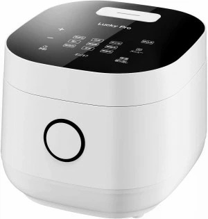【動作確認済】【中古】LuckyPro 5.5合炊き マイコン式炊飯器 S-RC030W ホワイト