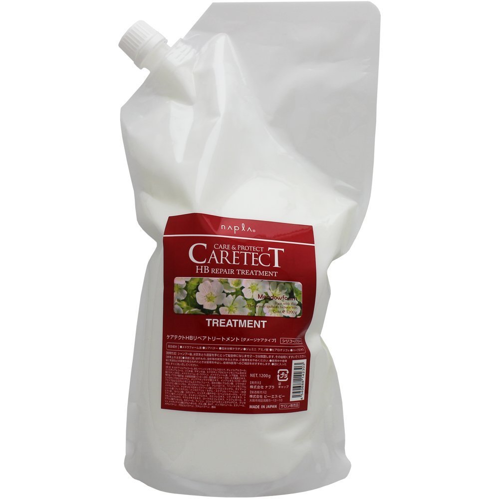 ナプラ ケアテクトHB リペアトリートメント(ダメージケアタイプ) 1200g レフィル ホワイト 1.2キログラム (x 1)