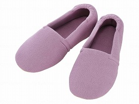 【気質アップ】 徳武産業 2704 両足LLサイズ 紫 エスパドワイド 自宅用 介護靴 介護用品