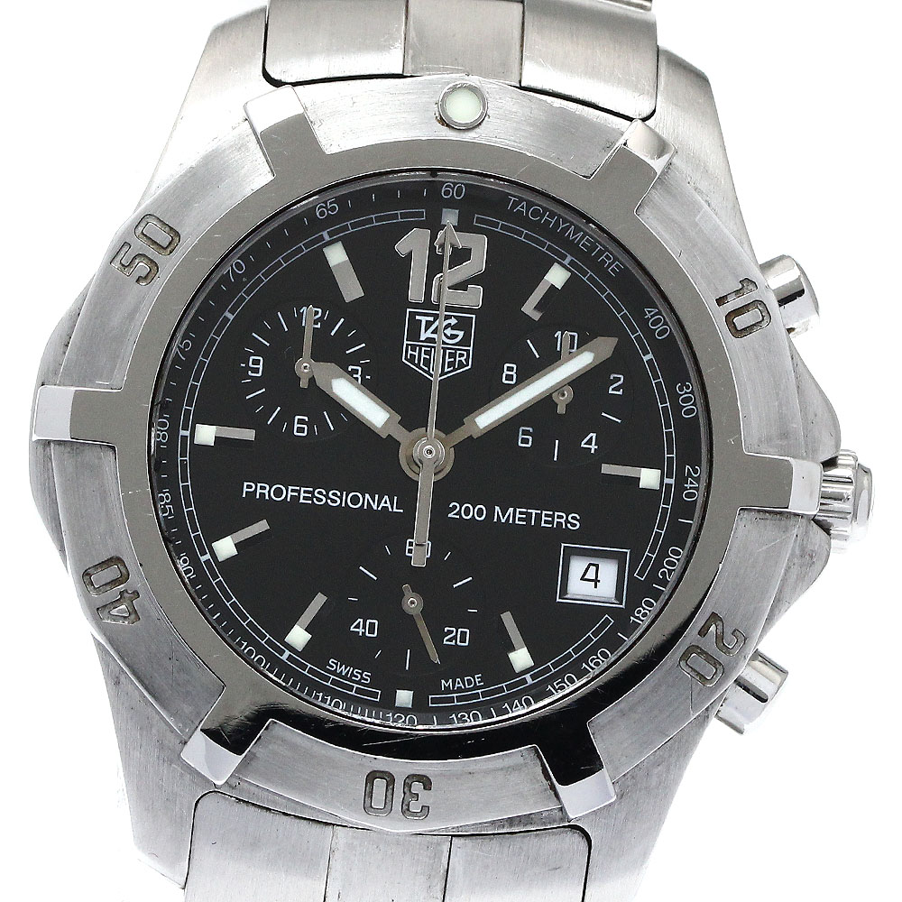 タグホイヤー TAG HEUER CN1110 エクスクルーシブ クロノグラフ クォーツ メンズ _864020【中古】