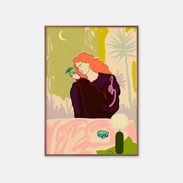 アートポスター Sandra Poliakov 『Secret knowledge』 A4A3A2A150x70cmサイズ フレームなし おしゃれポスター インテリア ポスターデザイン