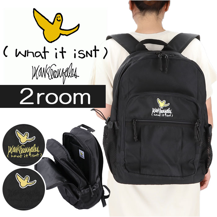 What it isNt MARK GONZALES リュックサック 26L 通販 リュック 2H9-13173 デイパック バックパック スクールリュック 軽量 ブランド 男女兼用 メンズ レディー