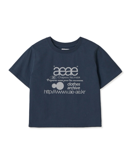Tシャツ・カットソー [AEAE] WEB LOGO DOT T-SHIRTS CHARCOAL WEB LOGO DOT T-SHIRTS [CHARCOAL] – aeae JAPAN