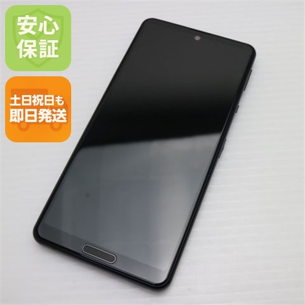 超美品 AQUOS sense 5G SHG03 ブラック 本体 即日発送 土日祝発送OK 54