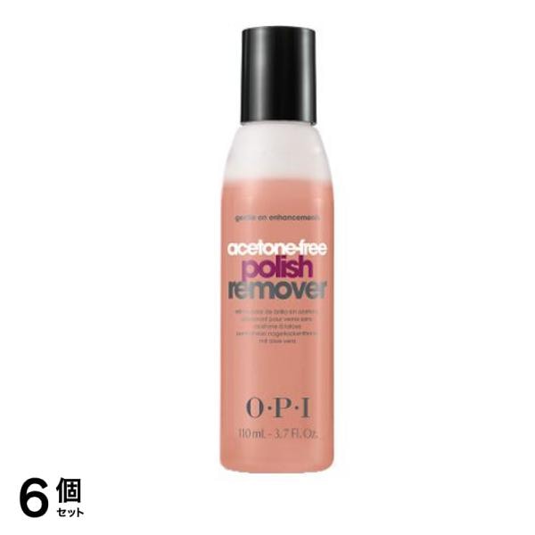 O・P・I アセトンフリーポリッシュリムーバー 除光液 110mL 6個セット