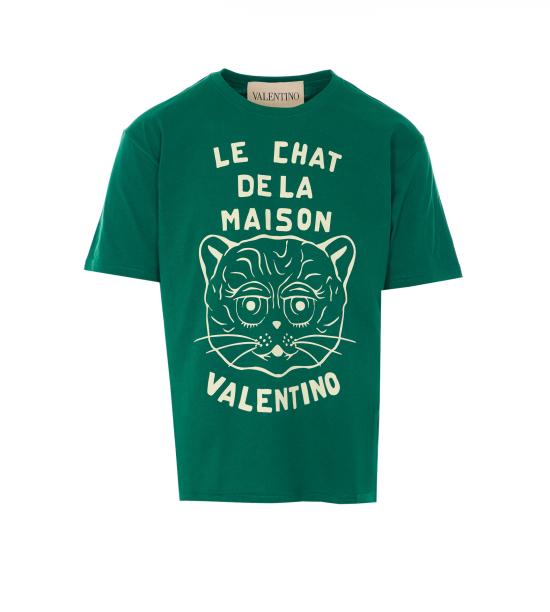 VALENTINO GARAVANI Men T-Shirts MG16PB32 C9C Green