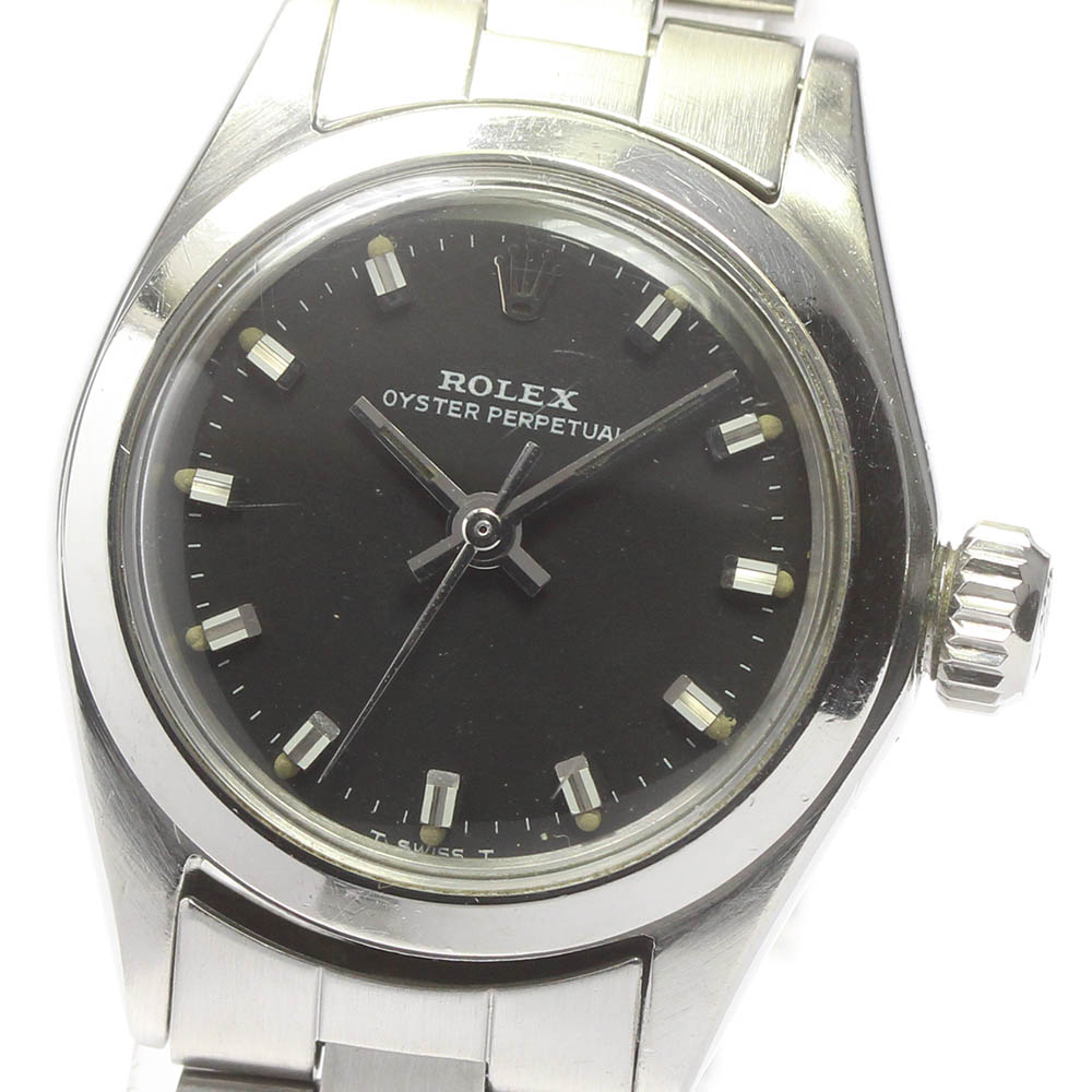 訳あり ロレックス ROLEX 6618 オイスターパーペチュアル Cal.1161 自動巻き レディース _850334【中古】